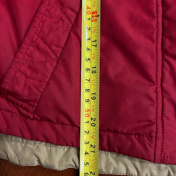 $169 Hunter Quilted Vest Full Zip Women's Sz 0 Red with Pockets water resistant - Picture 13 of 14